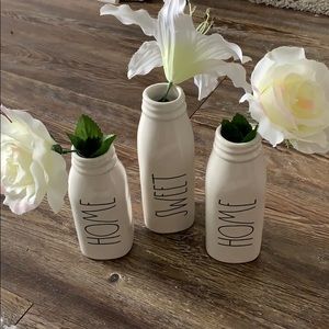 Rae Dunn flower vases